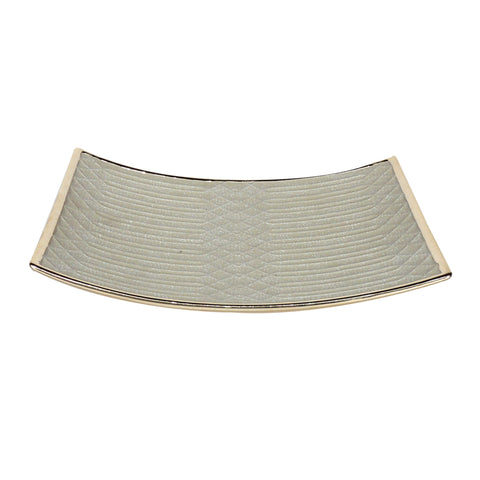 Bandeja Tikal Gris 25x20.5x4.5 cm