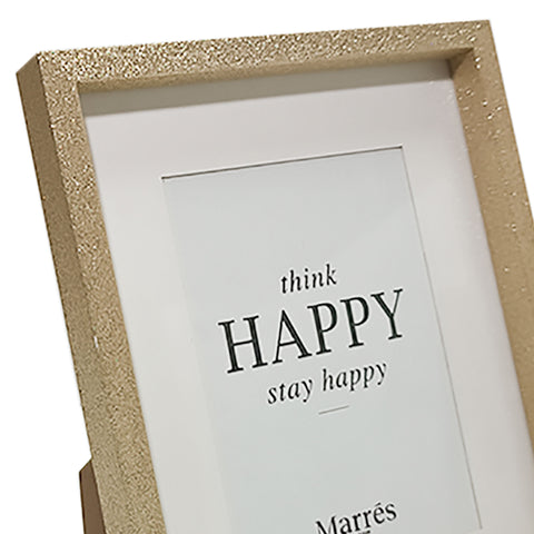 Portaretrato Escarcha Oro Shine 21.5 x 2.5 x 26.5 cm