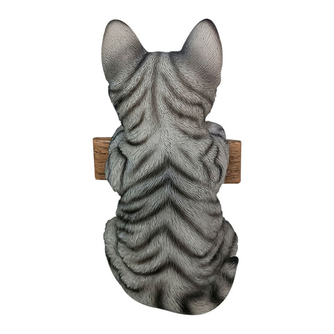 Escultura Gato Welcome Pets 12x9.5x19 cm