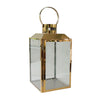 Farol Metal Oro Milan 17x32 cm