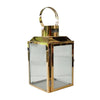 Farol Metal Oro Milan 13.5x24.5 cm