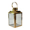Farol Metal Oro Milan 13.5x24.5 cm