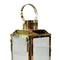 Farol Metal Oro Milan 13.5x24.5 cm