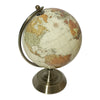 Escultura mapamundi Beige Atlas 16x14.5x21.5 cm