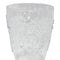 Vaso Arabesco Peq Plástico en Transparente y Gris 8.6X11.5 cm