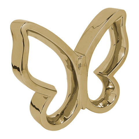 Escultura mariposa Oro Reffinato 18.5  x 21.5 cm