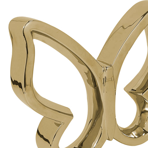 Escultura mariposa Oro Reffinato 18.5  x 21.5 cm