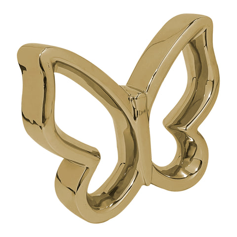 Escultura mariposa Oro Reffinato 16  x 14 cm