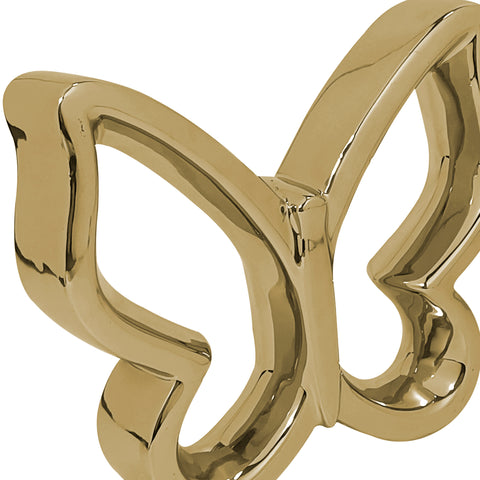 Escultura mariposa Oro Reffinato 16  x 14 cm