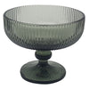 Copa helado lineas vidrio Gris Baccarat 9.8x9.8x11.8 cm
