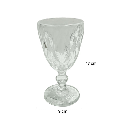 Copa Rombos vidrio Transparente Baccarat 9x9x16.4 cm
