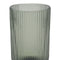 Vaso lineas vidrio Gris Baccarat 8x8x12.8 cm