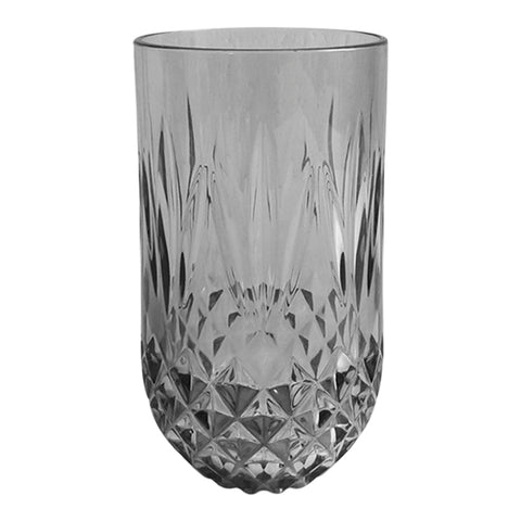 Vaso geométrico Gris Viena 8x8x14 cm