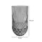 Vaso geométrico Gris Viena 8x8x14 cm