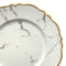 Base de plato marmol Blanco Botanical 33 x 33 x 1.7 cm