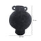 Florero Anfora Negro Rustiko 19.5X25 cm