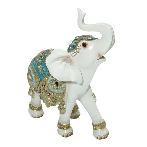 Escultura Elefante Azul  Arya 14x6x16 cm