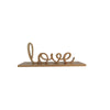 Escultura Love Oro Coal 30 x 9 x 12.5 cm