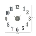 Copia de Reloj 3D Amsterdam Plata 70 x 70 cm