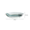 Batea Blanco Azul Rio 35x7 cm