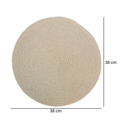 Individual tejido Beige Minka 38 cm