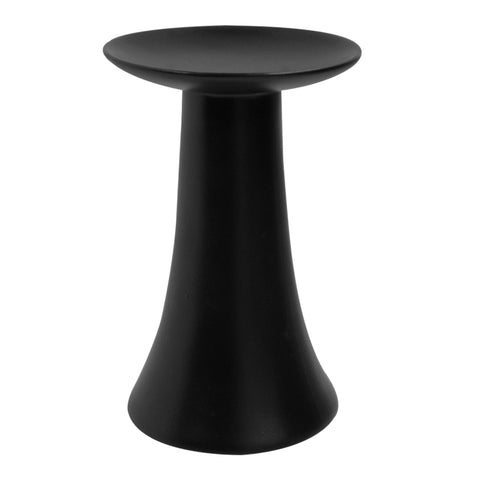 Candelabro pequeño Negro Nara 11 x 11 x 19 cm