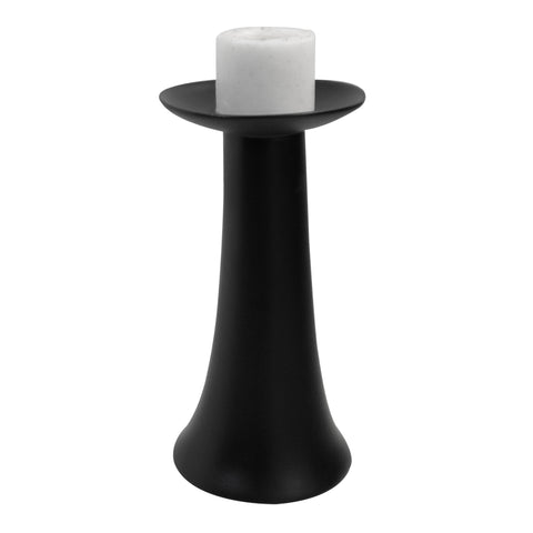 Candelabro grande Negro Nara 12 x 12 x 24 cm