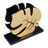 Servilletero hoja balazo Oro Folya 14 x 7 x 12 cm