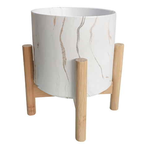 Matera mármol base Blanco Marble 15 x 15 x 22 cm