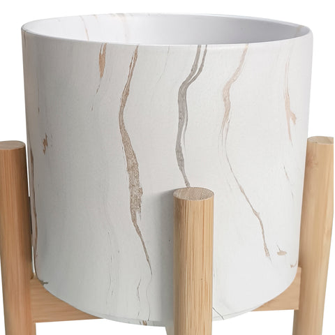 Matera mármol base Blanco Marble 15 x 15 x 22 cm