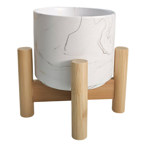 Matera mármol base Blanco Marble 12 x 12 x 17.5 cm