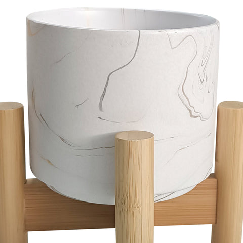 Matera mármol base Blanco Marble 12 x 12 x 17.5 cm