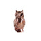 Escultura Buho Cobre Canadá 14x8x21cm