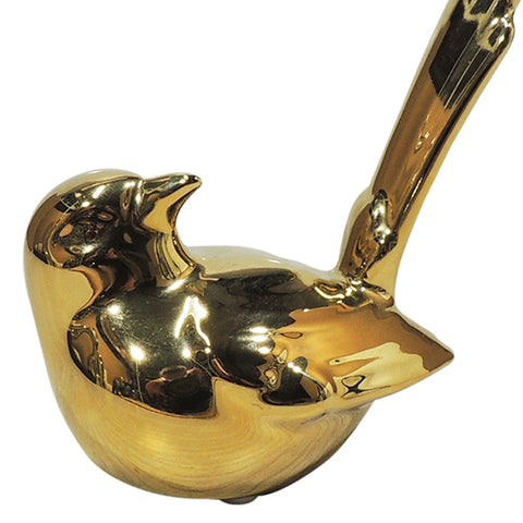 Escultura Pájaro Oro Seul 12 x 7 x 14 cm