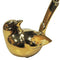 Escultura Pájaro Oro Seul 12 x 7 x 14 cm