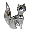 Escultura Zorro Plata Malawi 15 x 6 x 18 cm