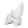 Escultura Elefante Arriba Blanco Azteca 15X20cm