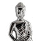 Buda Sentado Plata 13.5X20.5Cm