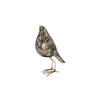 Escultura Pajaro Gris Emperador 14.5X21cm