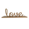 Escultura Love Oro Coal 30 x 9 x 12.5 cm