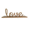 Escultura Love Oro Coal 30 x 9 x 12.5 cm