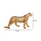Escultura Leopardo Oro Etiopia 33X7X18 cm