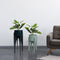 Maceta Industrial Azul  25 x 69 cm