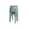 Maceta Industrial Verde  25 x 25 x 47 cm