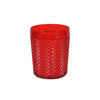 Vaso Diamante 16 Oz Rojo Viena 9X11Cm