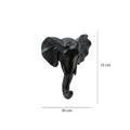 Perchero Elefante Negro Baobab  10.3X12CM