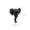 Perchero Elefante Negro Baobab  10.3X12CM