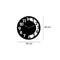 Reloj Negro Amsterdam 30 x 30 cm