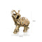 Escultura Elefante Oro Mystical 21.5 x 11 x 21 cm