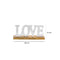 Escultura Love Blanco 28X13 Cm